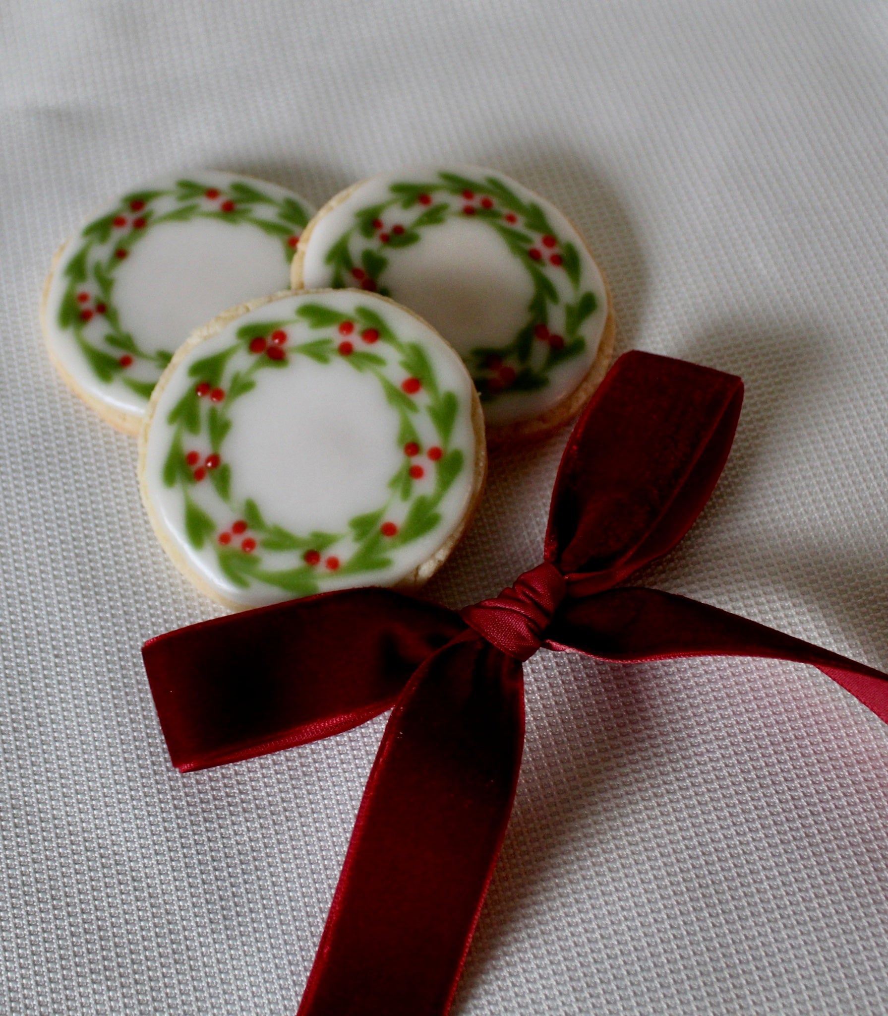 Christmas Wreath Sugar Cookie Box