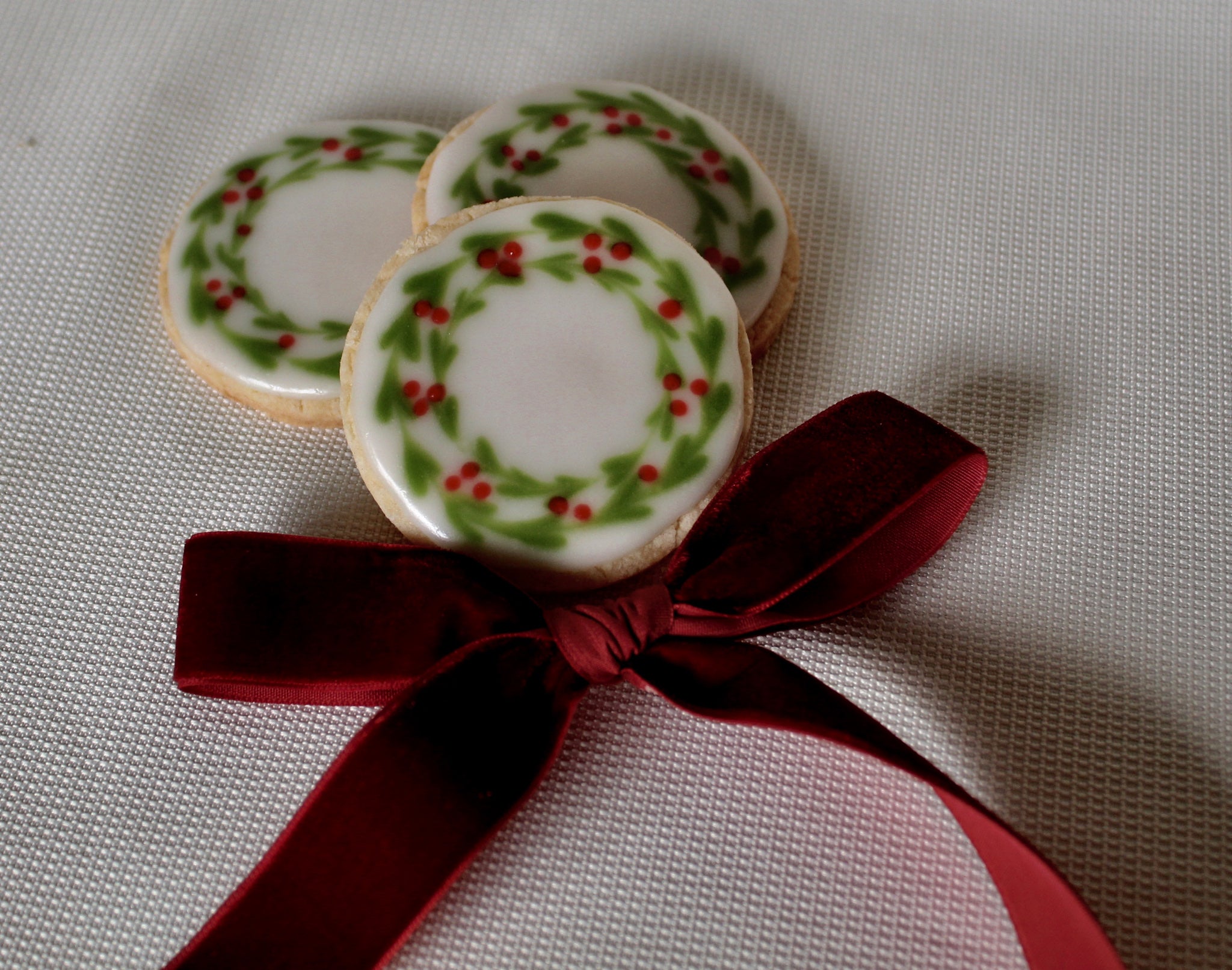 Christmas Wreath Sugar Cookie Box